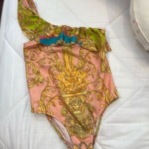 Versace Medusa girls swimsuit! Worn 1 time on vacation stylish
